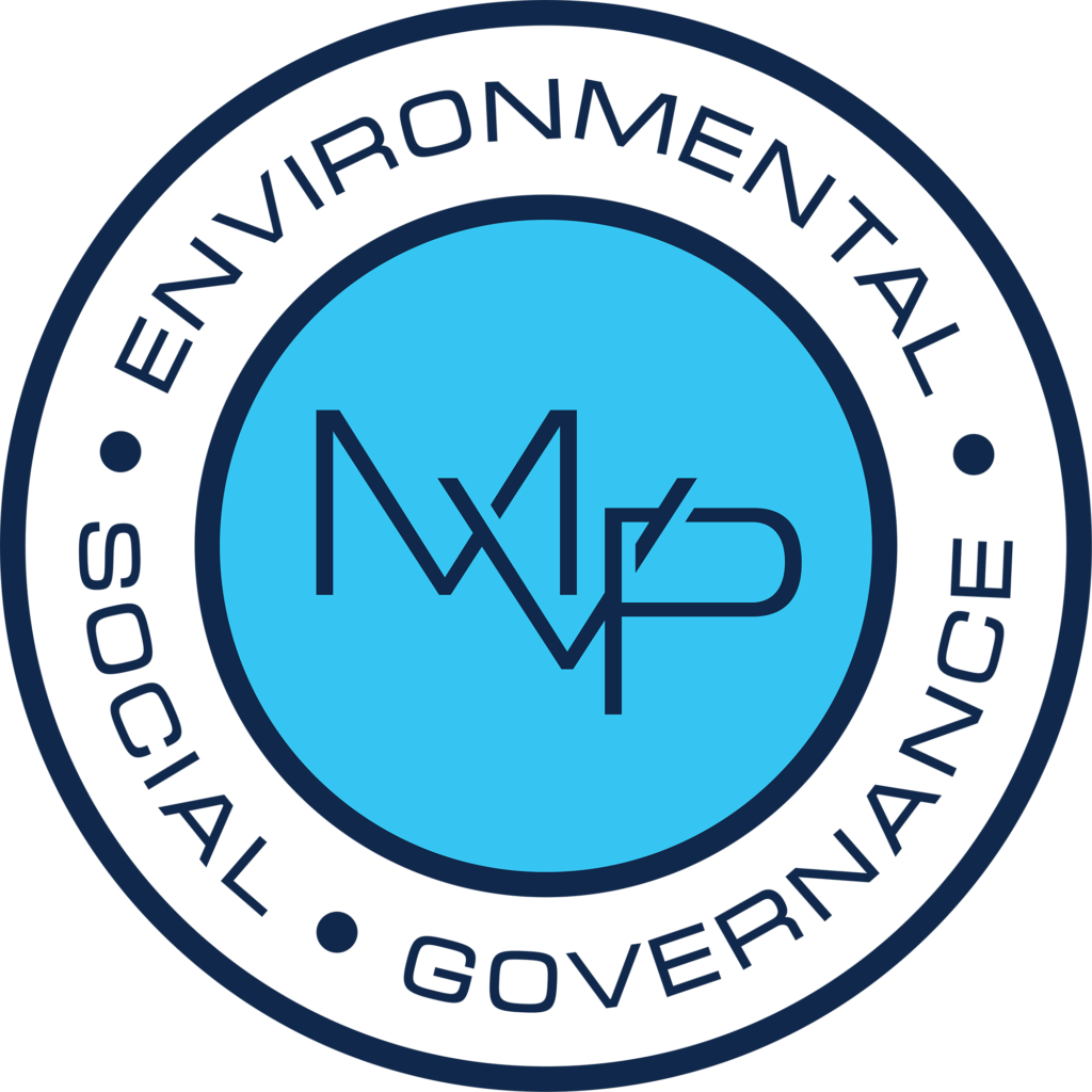 2-color, transparent ESG badge at MVolution Partners